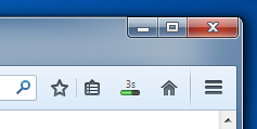 Firefox download progress bar