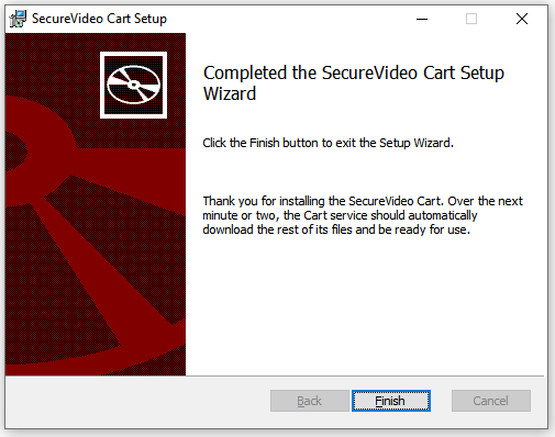 Select installation folder, also choose to install Cart for yourself or for anyone who uses this computer